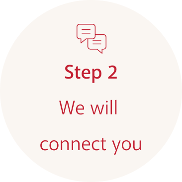 Step 2: We will connect you