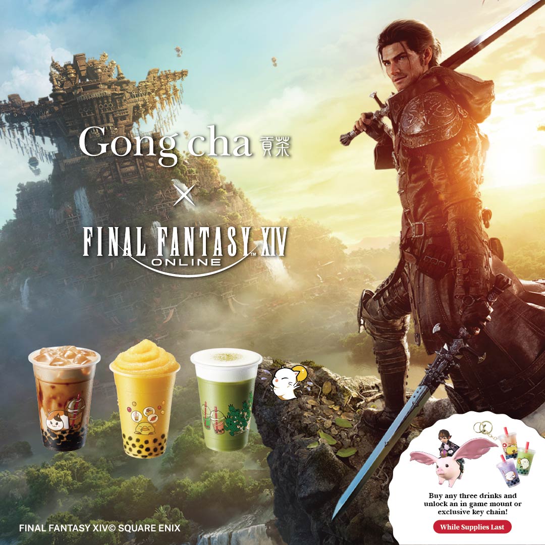 Final Fantasy XIV collaboration with Gong cha