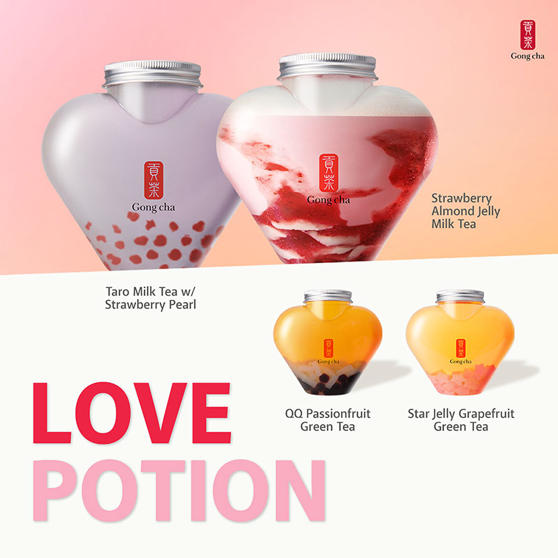 Love Potion seasonal drinks