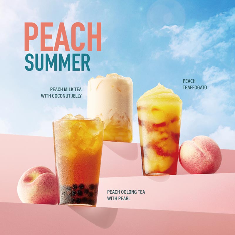 Peach Summer drinks
